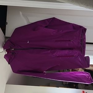 Nike zip up athletic women's rain coat